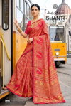 Shanti Vol 9 By Kashvi right Moss Foil Printed Fancy Saree Wholesale Online
